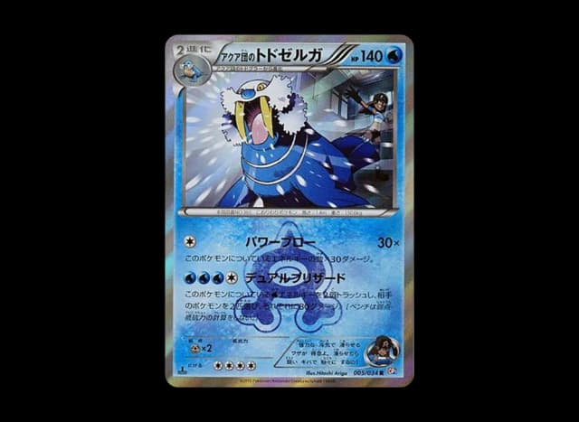 アクア団のトドゼルガ R